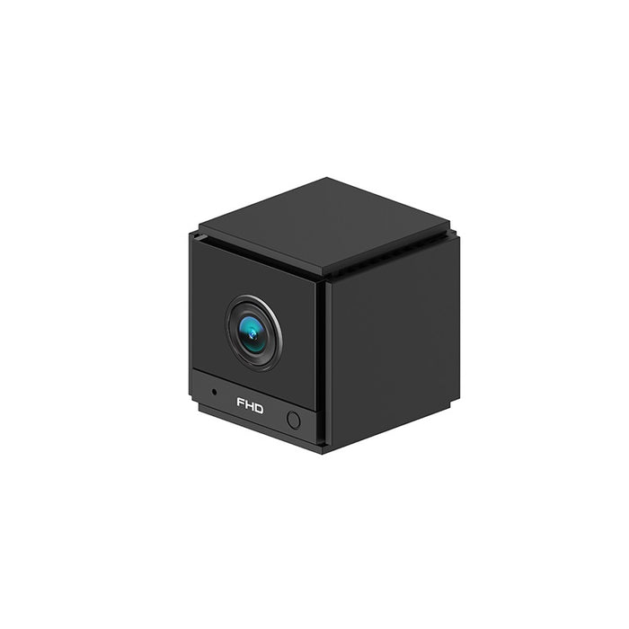 Camsoy S20 Black Mini Compact Security Camera Two Way Talk Motion Detection Alarm Battery Camera